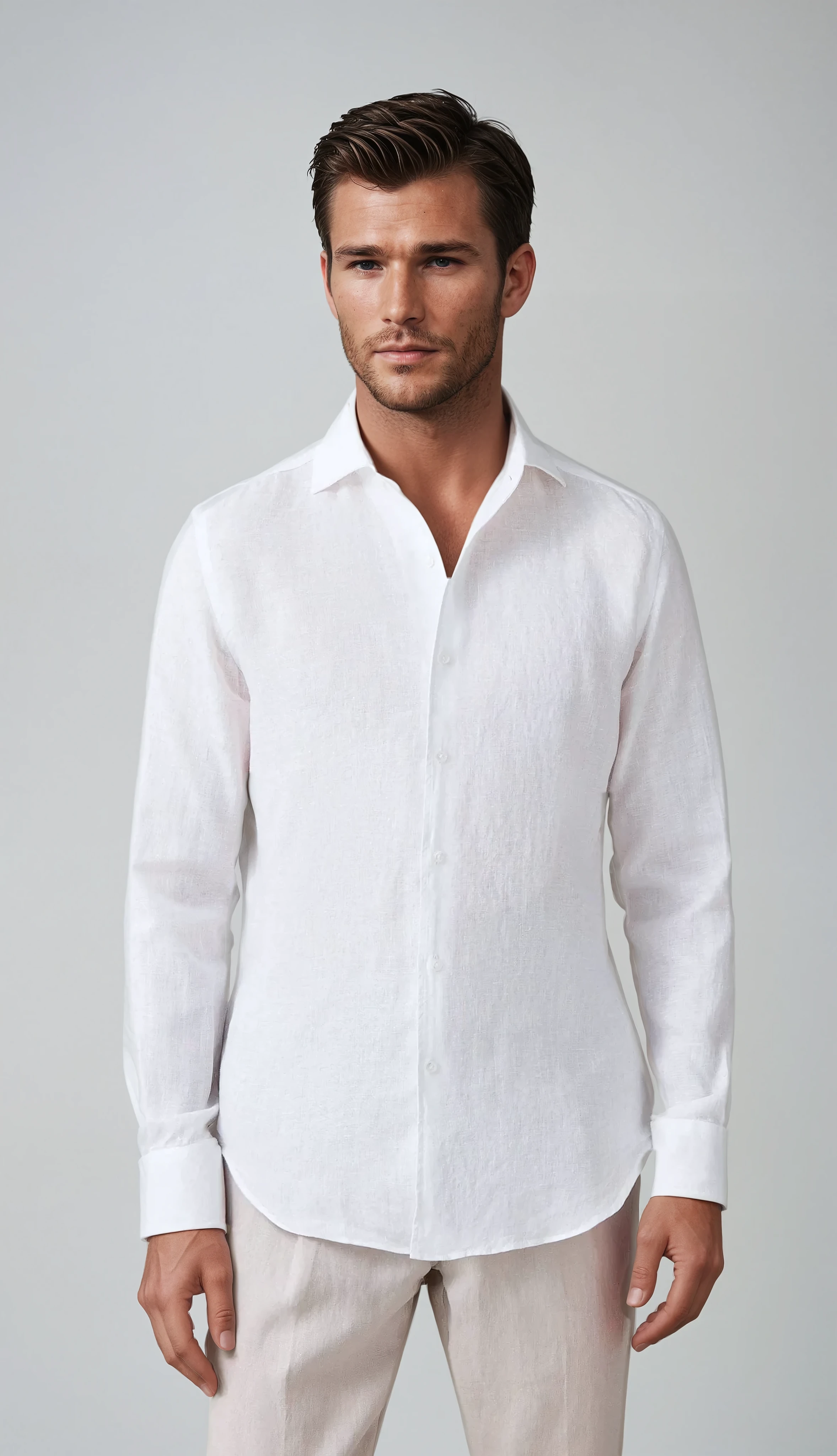 LINEN SHIRT WHITE