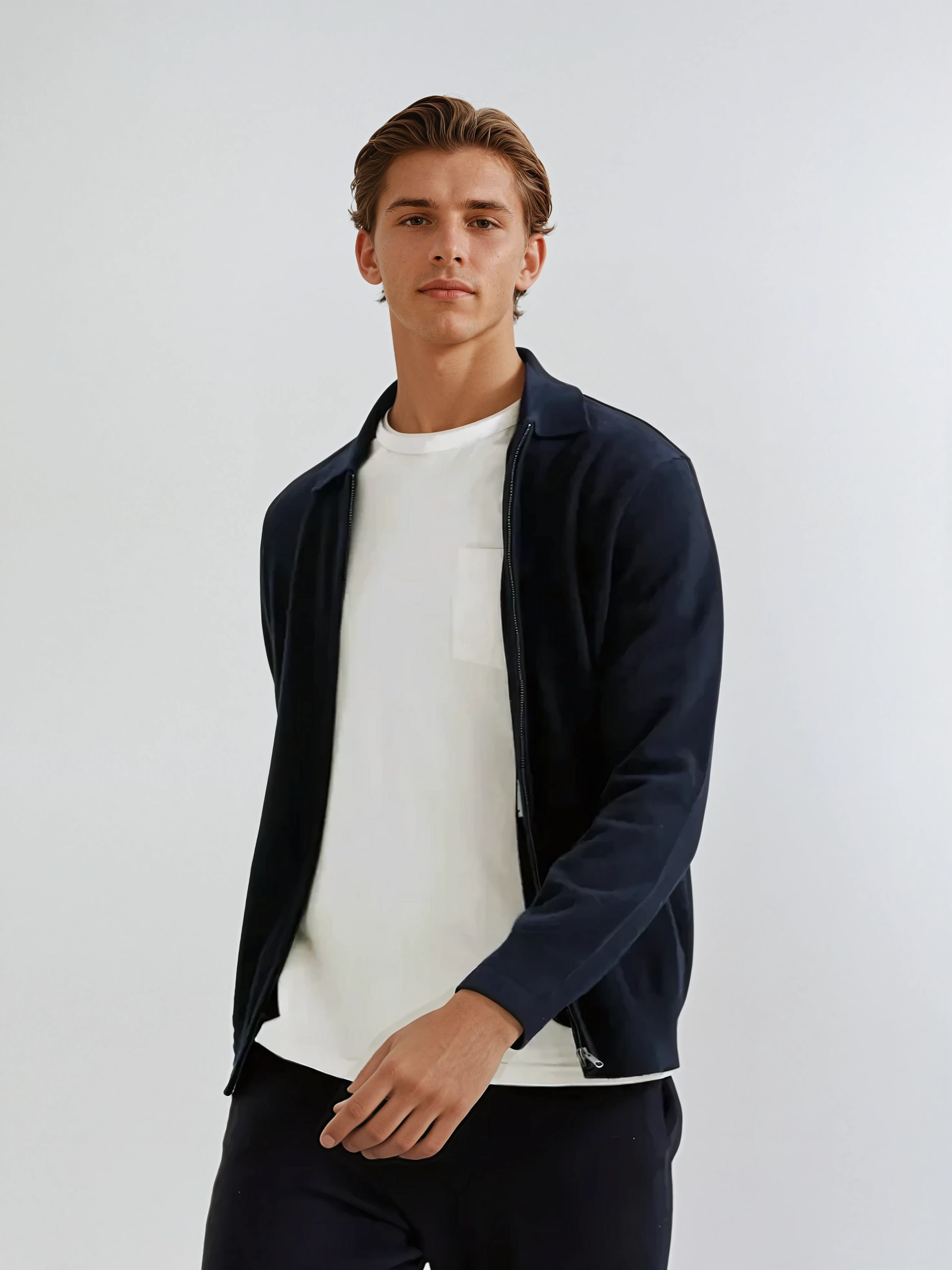 CASHMERE COAT NAVY