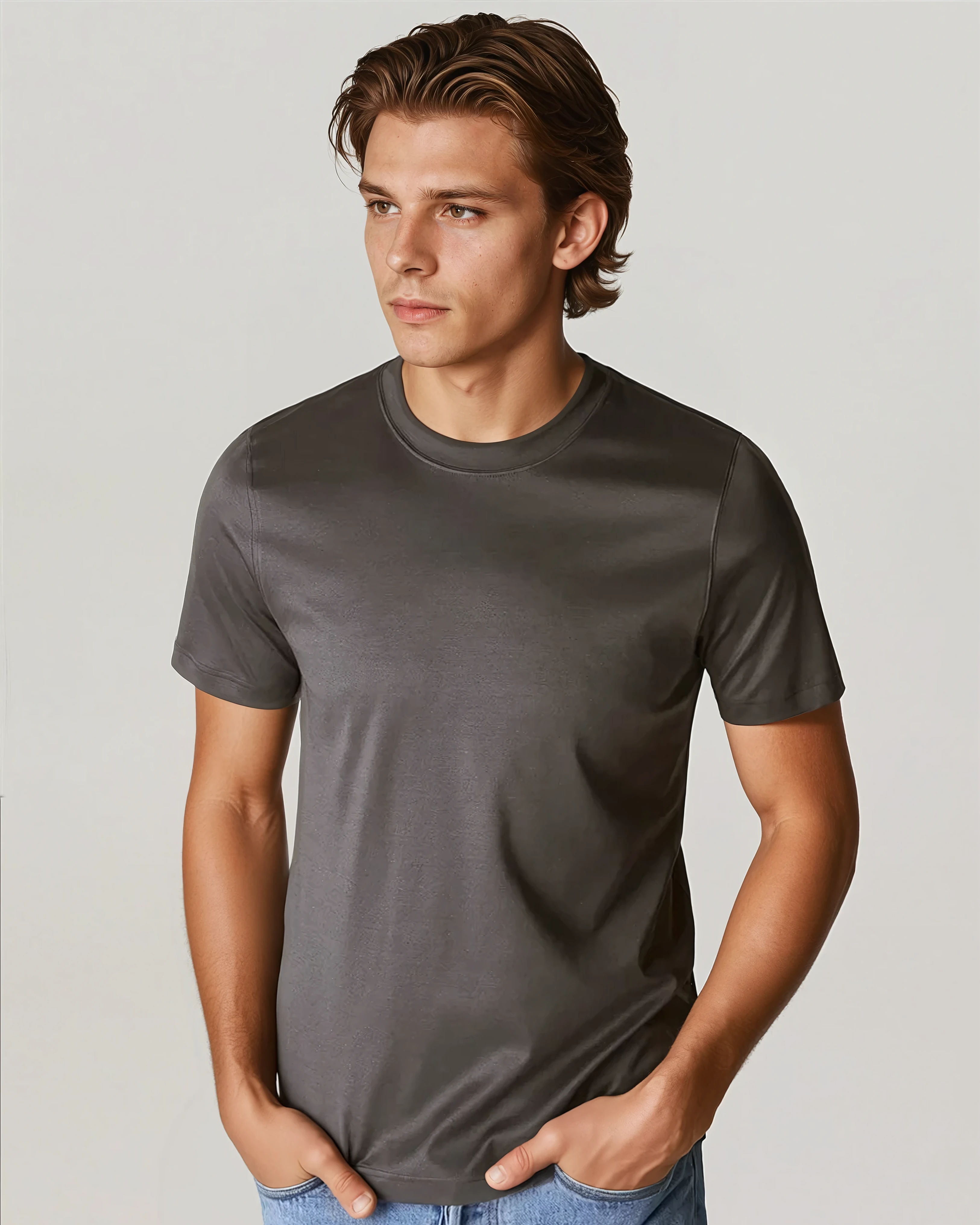 T-SHIRT DARKBROWN