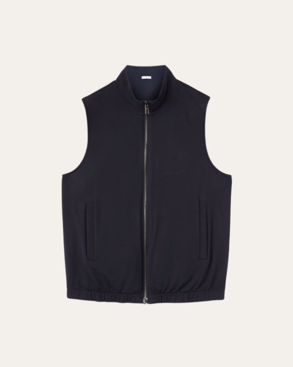 REVERSIBLE TECH GILET NAVY