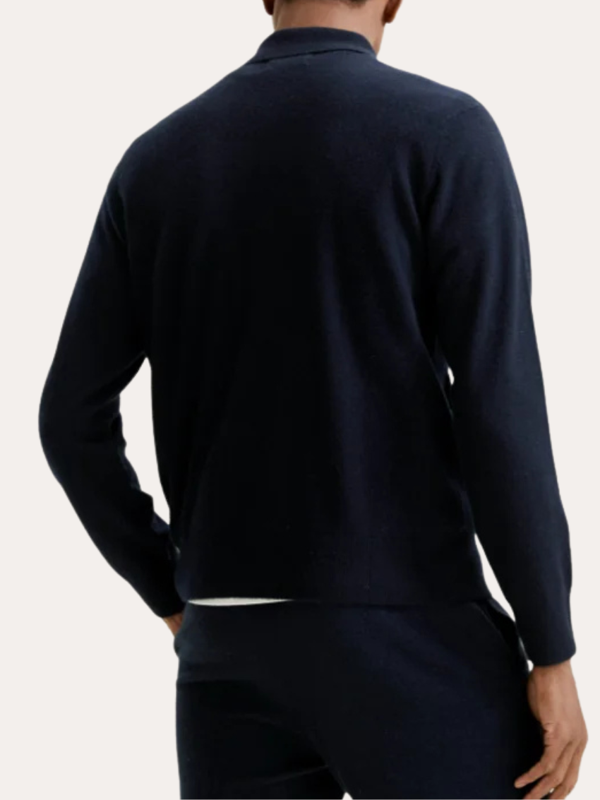 CASHMERE COAT NAVY
