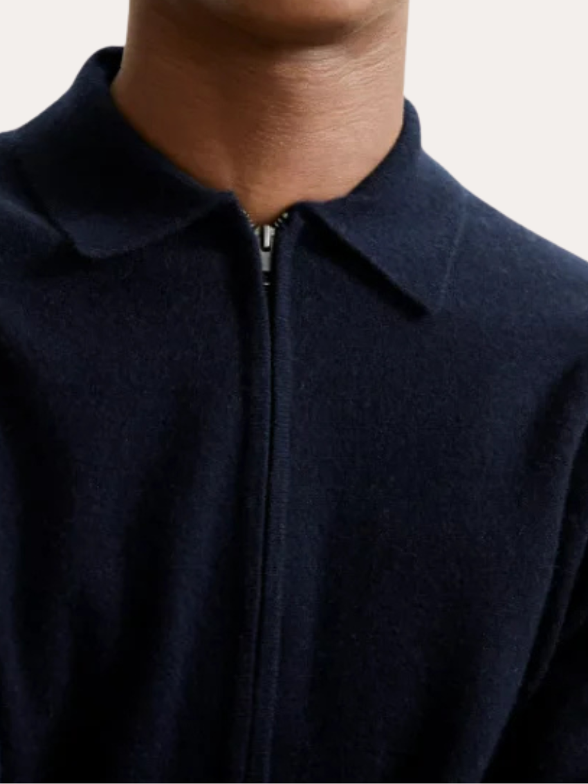 CASHMERE COAT NAVY