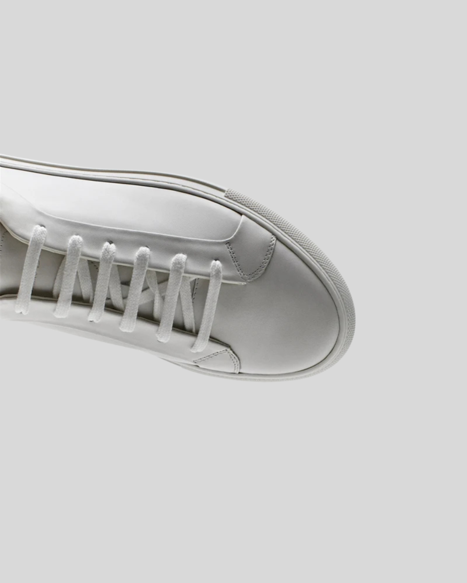 LEATHER OXFORD SNEAKERS WHITE